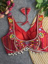 Rk Blouse Heavy Italian Silk With Gamthi & Shell Lace Pattern Blouse Wholesale Kurti In India